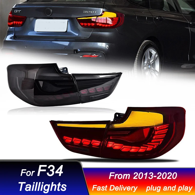 

Car styling Tail Lights For BMW 3 Series GT F34 2013-2020 new style FULL led Dynamic Turn Signal Light Tail Lamp Assembly