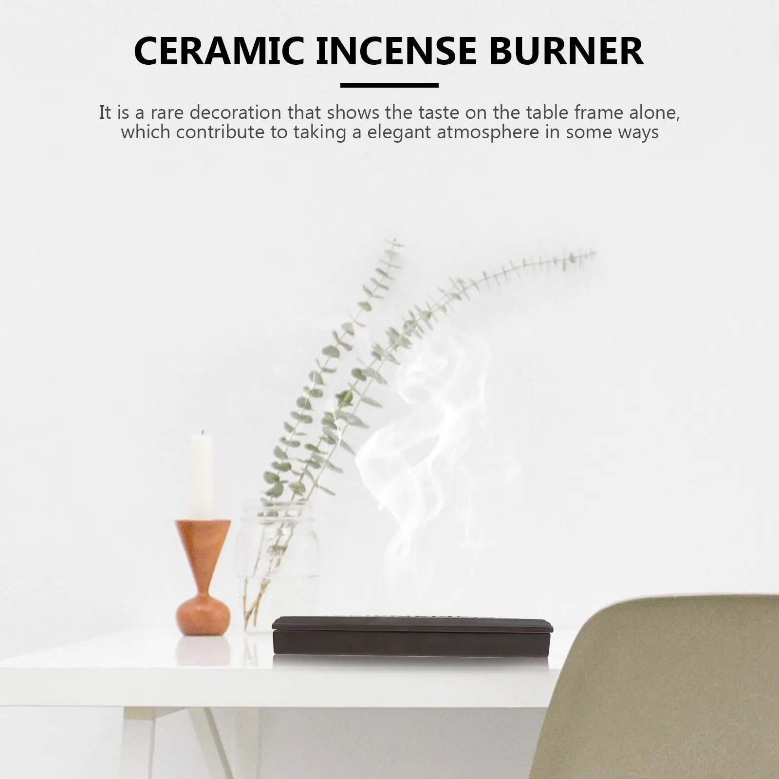 

1Pcs Elegant Incense Censer Creative Adornment Censer Unique Modeling Exquisite Craftsmanship High-End Tabletop Decoration