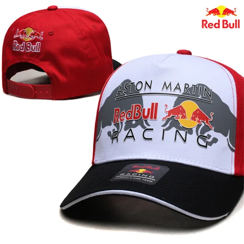 2025 nueva moda bordado Red Bull F1 gorra de béisbol de carreras hombres mujeres cuatro estaciones al aire libre Casual deporte protector solar sombrero