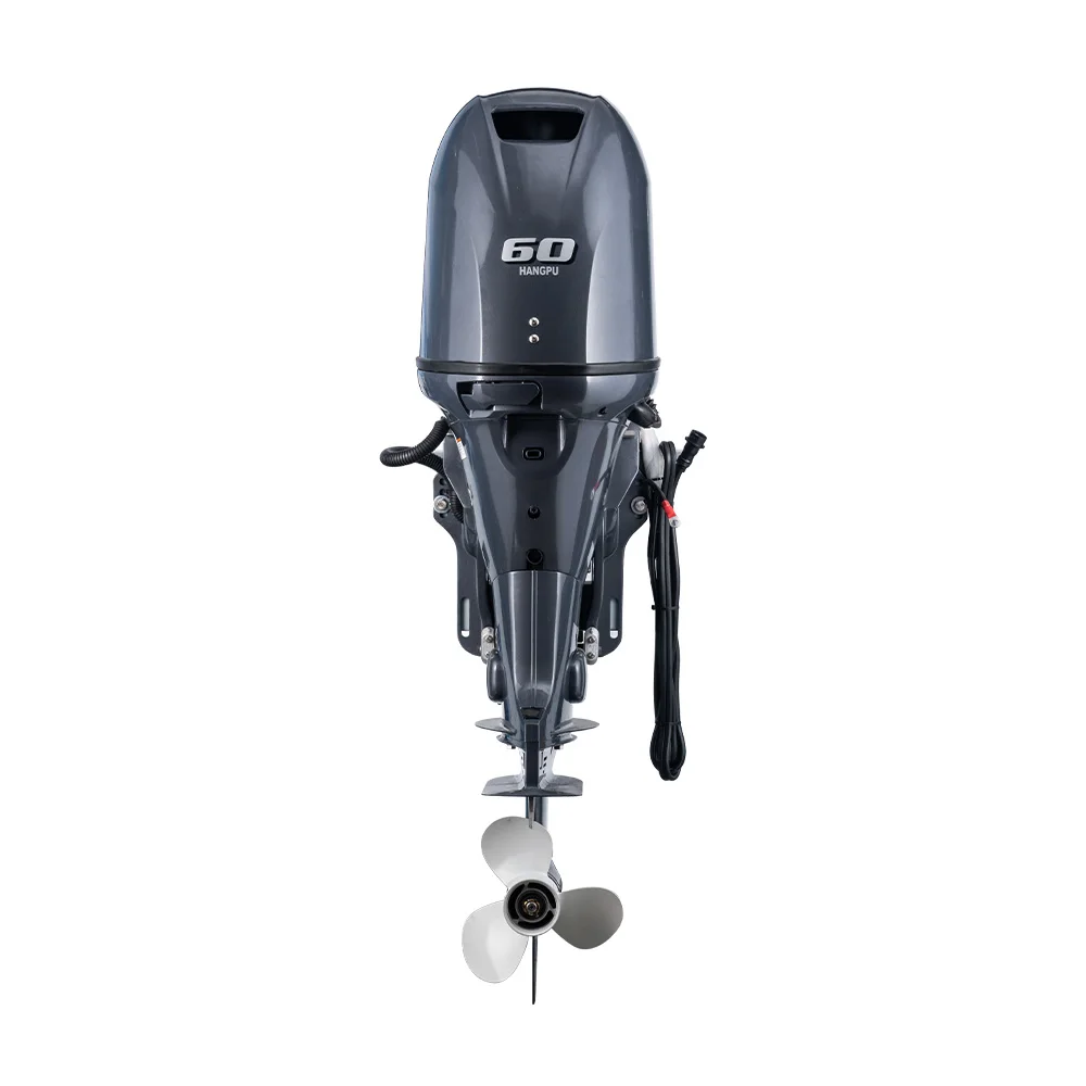 60HP 4-Stroke Outboard Motor Remote Control Boat Engine for Fishing And Commercial Use Remote Control Outboard Motor