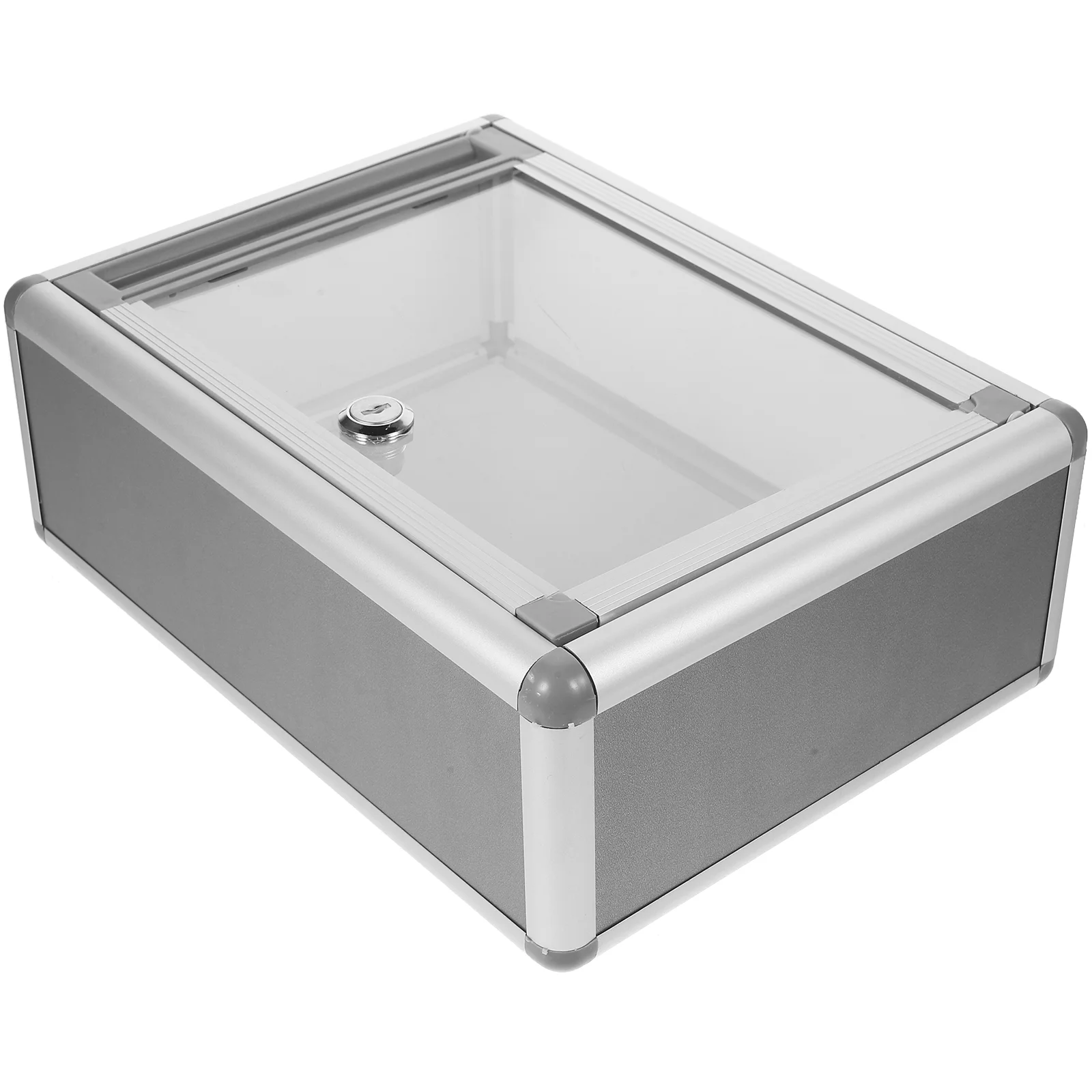 Mailbox Aluminum Alloy Large Wall Organizer Retro Decor Letter Storage Container Crate Suggestion Case