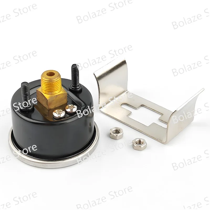 Panel Mount Pressure Gauge, 40/50/60type Axial Air Pressure Meter with Mounting Bracket