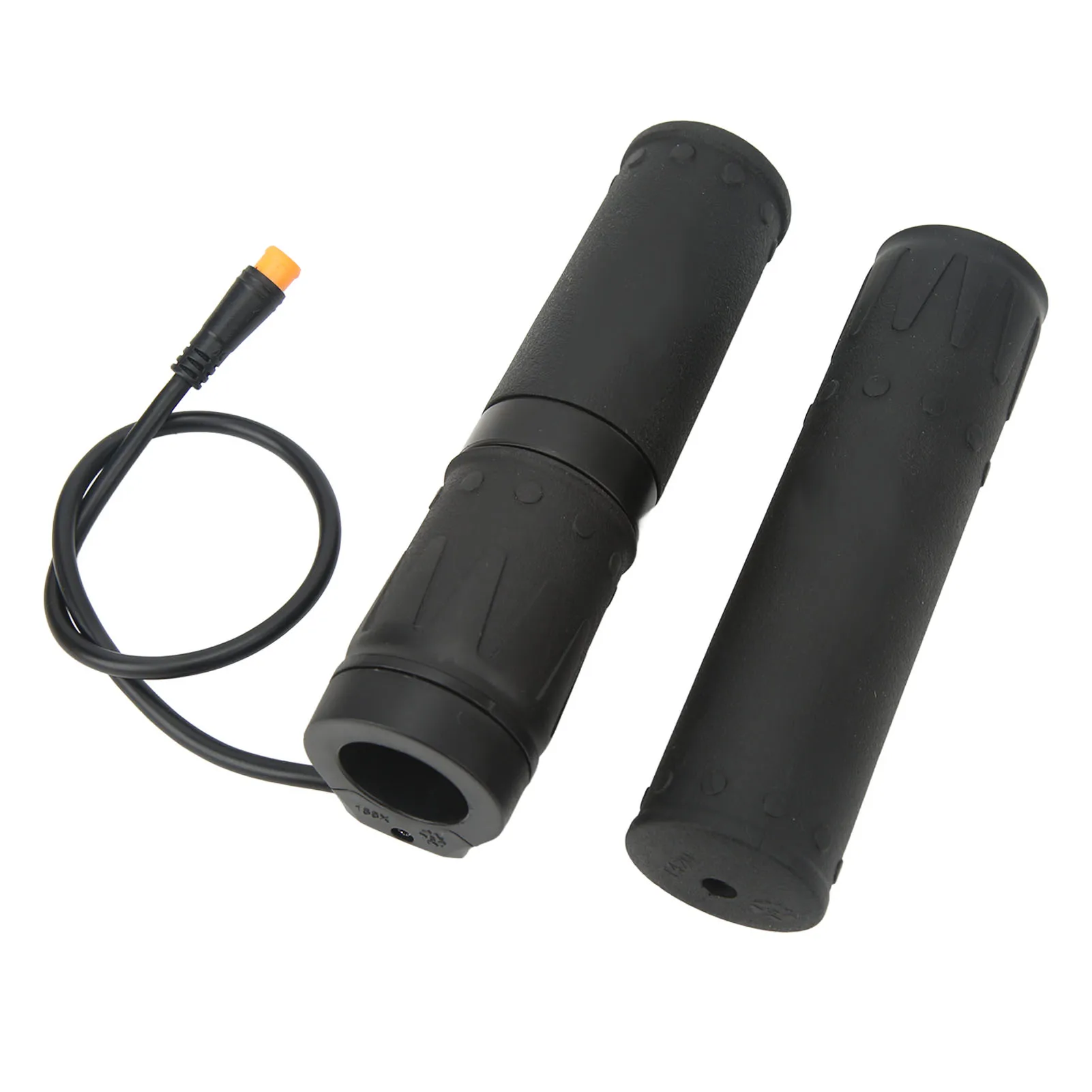 Electric Bike Throttle Grip Rubber Split Half Rotation with Waterproof Joint Bike Throttle for Repair