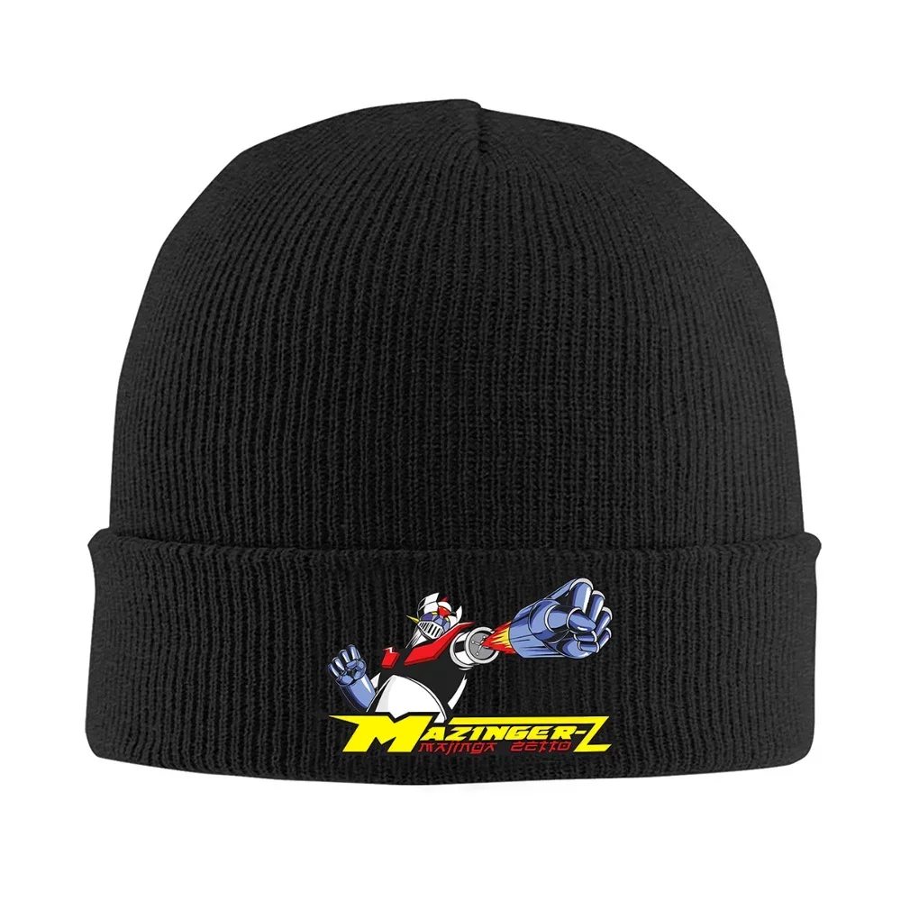 2026 Robot Punching Fire Blast Logo Z Men Women Unisex Knitted Hat Beanie Pullover Cap Winter Thermal Warm Christmas Outdoor Cyc