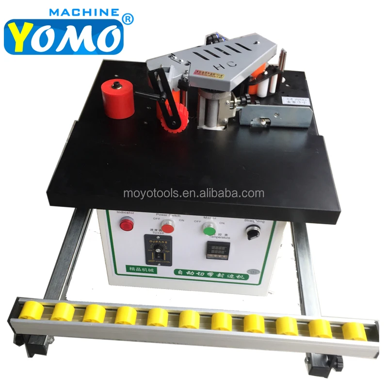 

Automatic Strip Cut Edge Banding Machine With Extended Roller Manual Wood Furniture Edge Bander For Wood Based Panels Machinery