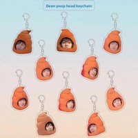 Space Werewolf Kill Trendy Team Keychain Game Accessories Cute Dog Personality Bookbag Pendant Made in Mainland China