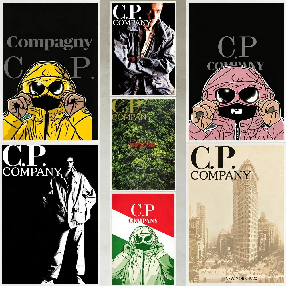 fashion C.P. Company Poster Poster HD Waterproof Self-adhesive Art Print Wall Decor for Bedroom Living Room Gift