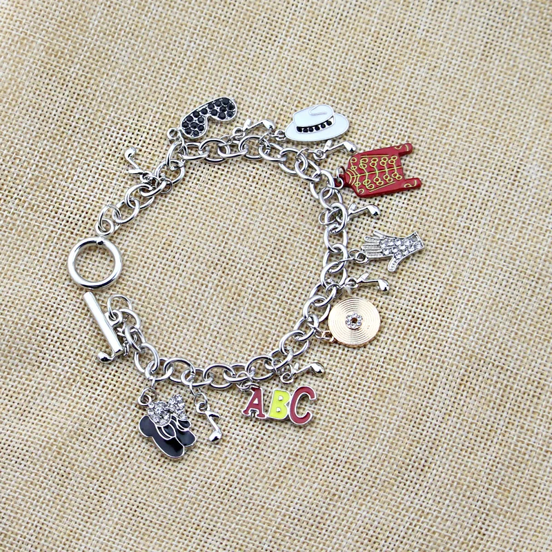Michael Jackson Music Charm Bracelet New Arrival Infinity Bracelet Love Trendy Singer Bracelets For Fans Gifts Dropshipping view 5