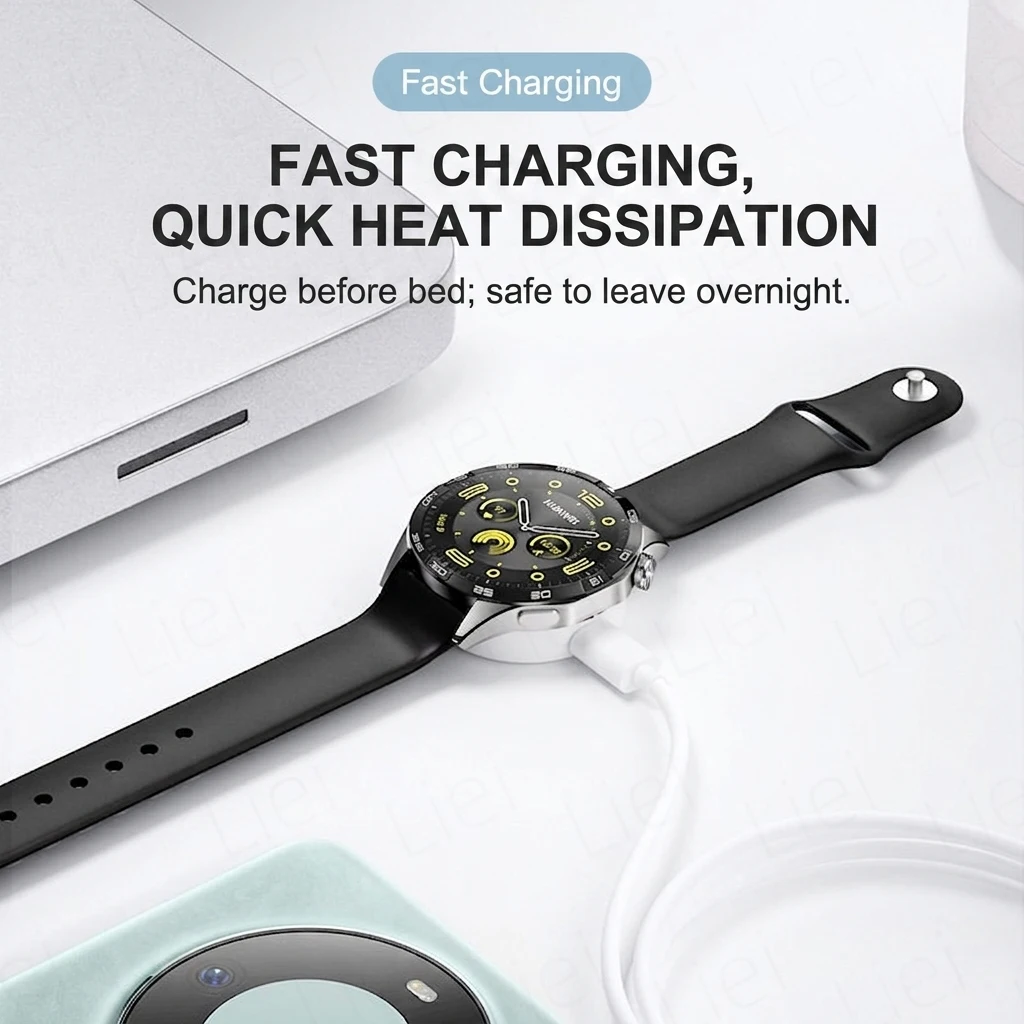    Pengisi Daya Magnetik untuk Huawei Watch, untuk Huawei GT6, GT5, GT4, GT3 Pro, Cyber Runner, GT 2022, Watch 5 4 3 Ultimate Buds