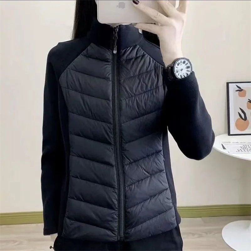 Light and Thin Down Cotton Coat for Women 2025 New Thin Design Windproof Warm Autumn Winter Cotton Jacket Outdoor Sports Jacket
