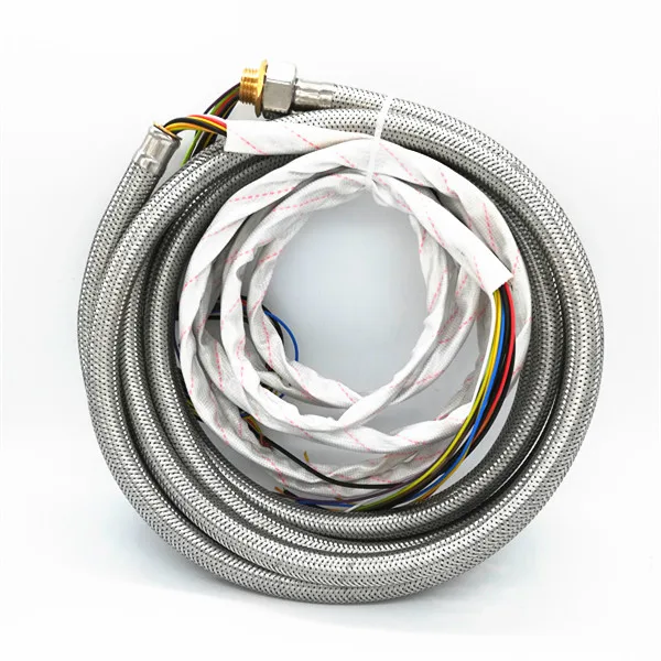 CNC Turret Control Cable 11 Core Braided Shielding Metal Mesh Signal Wire for CNC Lathe Machine Tool Post Heavy Duty Flexible