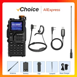 Baofeng Negozio ufficiale K5 Plus Batteria da 10 Watt 136-174/220-260/400-480 MHz Tipo C 2500 mAh 999CH
