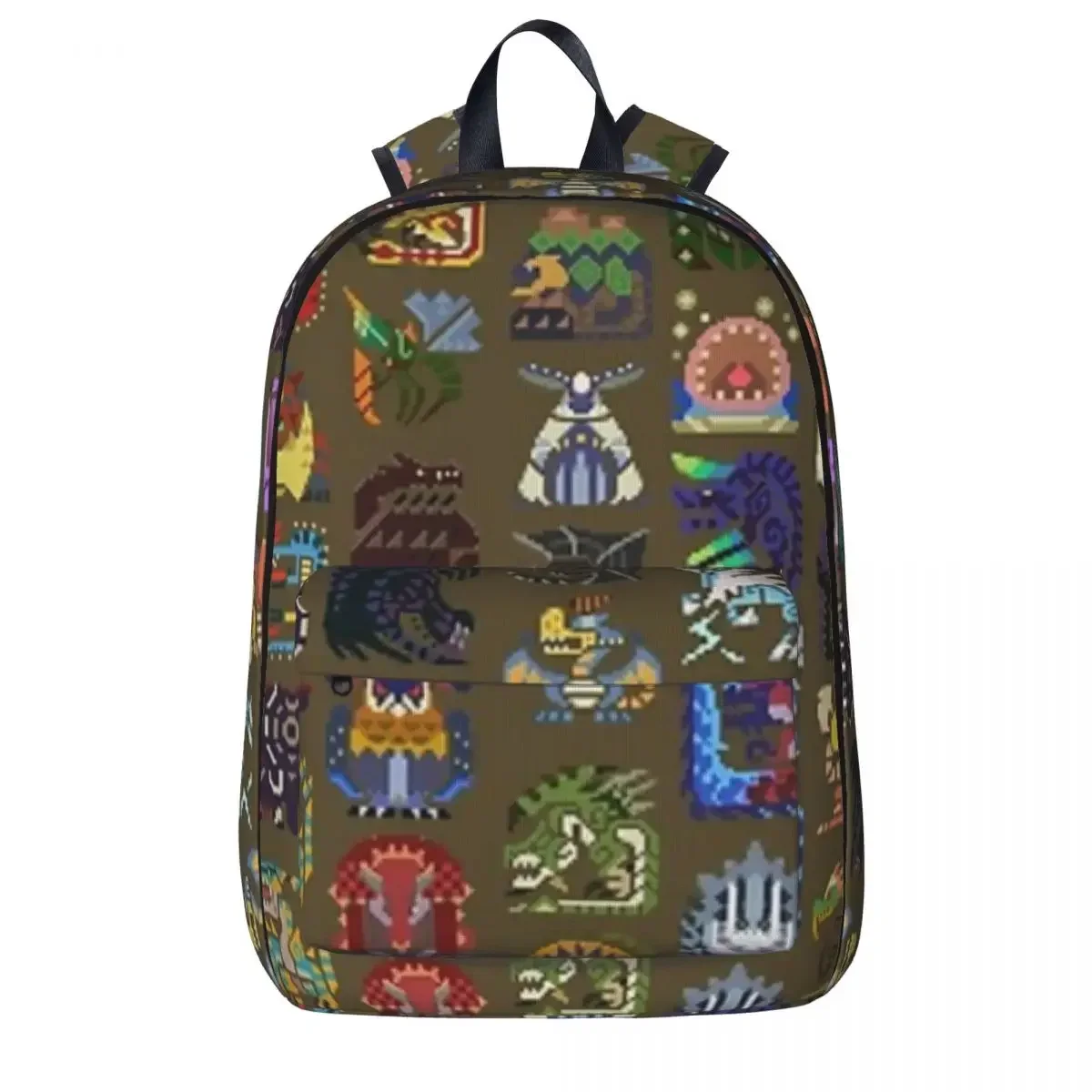 Large Monsters! Backpack Casual Student School Bag Laptop Rucksack Travel Rucksack Large Capacity Bookbag