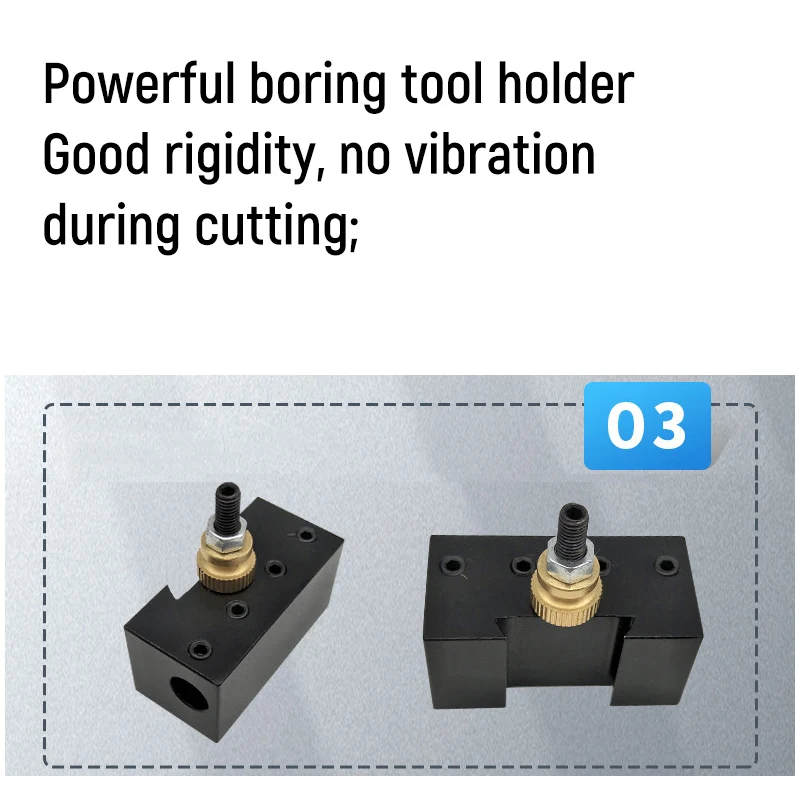 Portaherramientas de cambio rápido de precisión para fresado de torno CNC, Mini herramienta de torno CNC, juego de tornillos de poste, portacuchillas