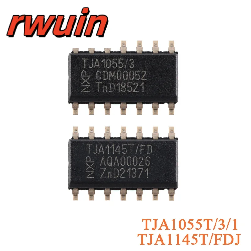 TJA1055 TJA1145 TJA1055T/3/1 TJA1145T/FDJ SOIC-14 SOIC14 يمكن شريحة الإرسال والاستقبال IC الدوائر المتكاملة #1