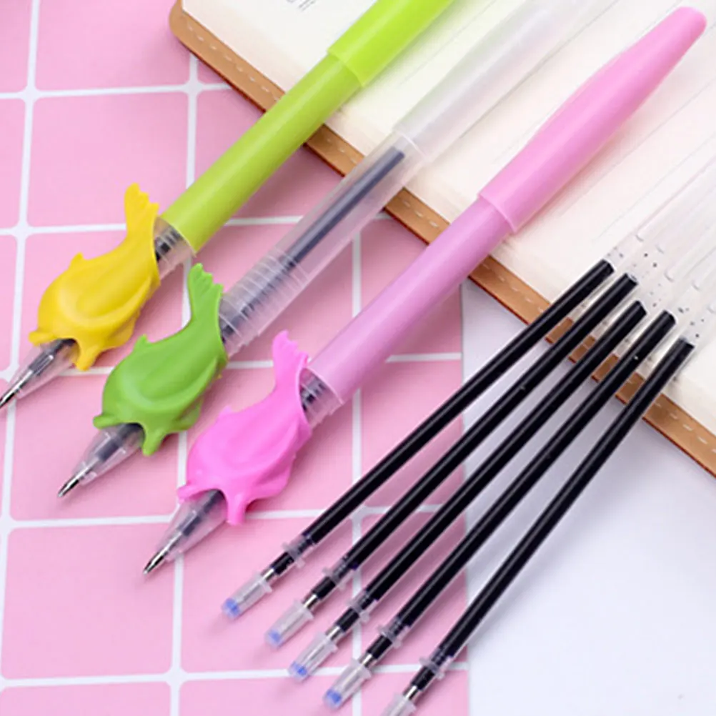 

50 Pcs Pen Shells Holders for Pens Water Soluble Empty Gel Bulk Transparent Clear Student