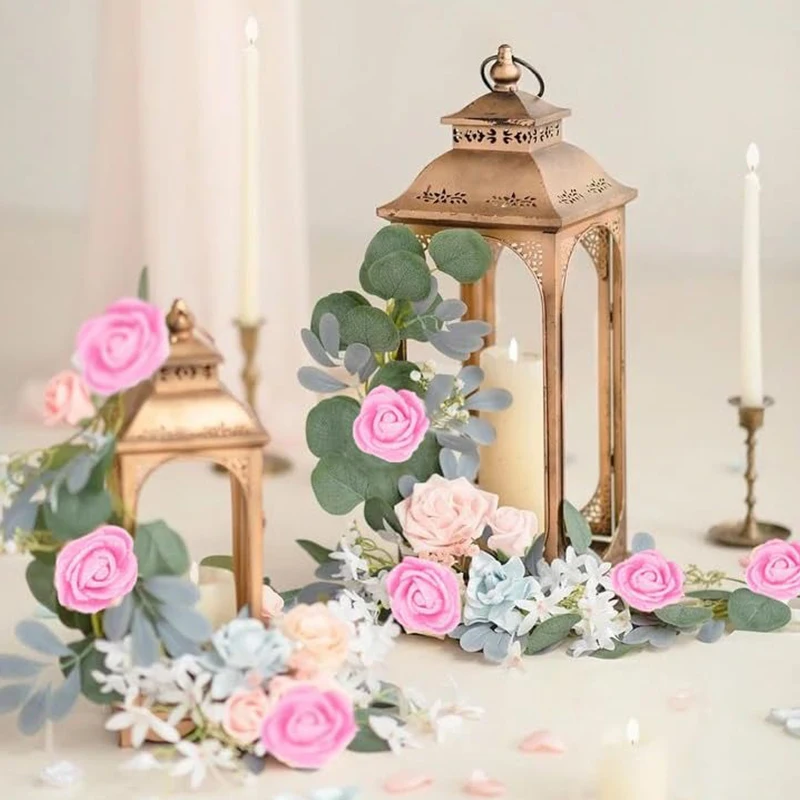 6/12 Stück Kristallrose, künstliche Blumen, 7 cm, gefälschter Blumenkopf für Heimdekoration, Hochzeit, Hochzeit, Dekoration, DIY, Handwerk, Geschenk, Zubehör – Detail 6