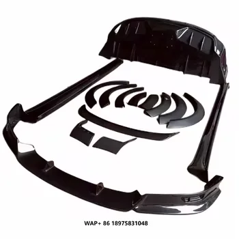 

For Model X RZ Body Kit Dry Carbon Fiber Front Bumper Edge Side Skirt Rear Diffuser Wheel Arch