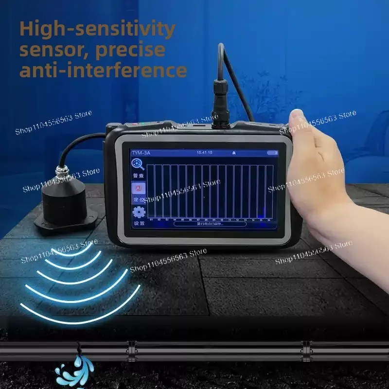 NEW PQWT TYM-A Series Water Leak Detector - Acoustic Device for Underground/Wall Pipeline Leakage Detection (Plumber Tool)