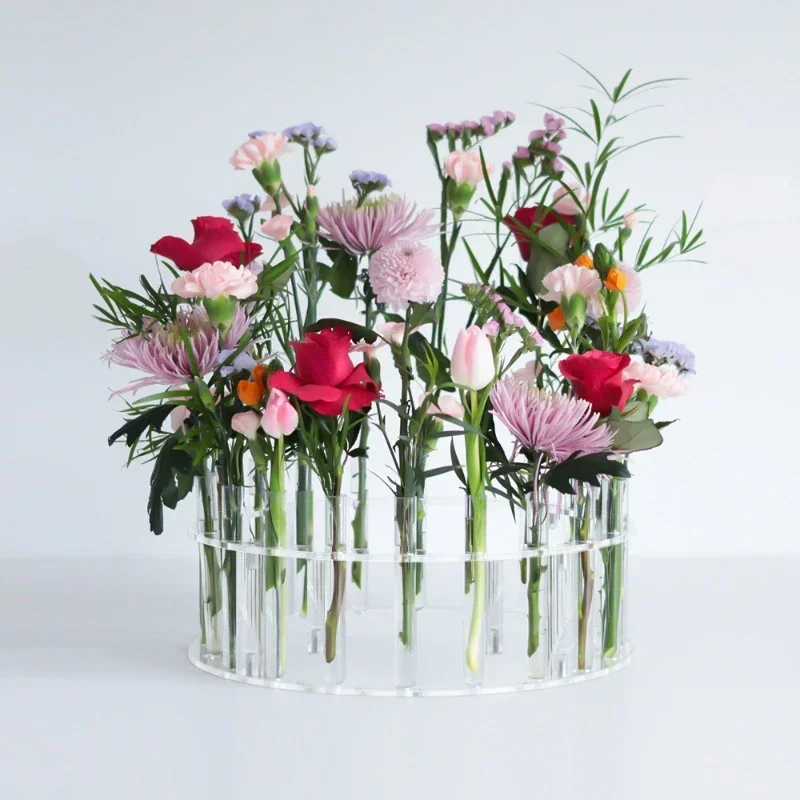 Acrylic Cake Display Board Round Cake Stand 30cm Wedding Party DIY Flower Crown Decoration Dessert Trays Clear Cake Stand Tools