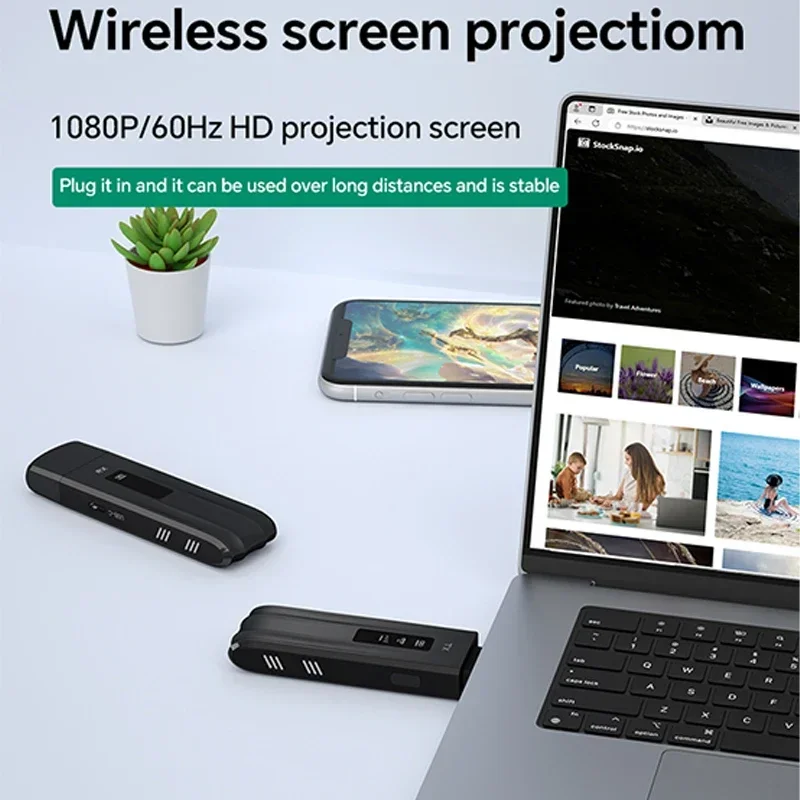 5G 1080P 60Hz 50M Wireless Receiver Transmitter HDMI Video Audio Extender Display Adapter Dongle For TV Box Monitor Projector PC