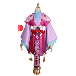 Anime Fox Spirit Matchmaker TuShan Susu Costume Cosplay parrucca viola Hanfu gonna donna Kawaii Halloween Suit con accessori