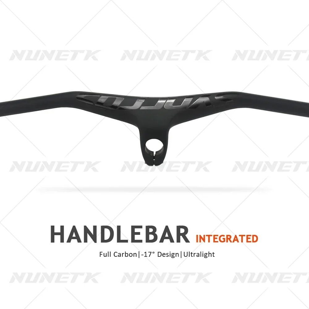 

Руль и вынос руля SYNCROS MTB -17°, матовый черный, карбоновый, цельный, с ярким логотипом, интегрированный руль, запчасти для велосипедов