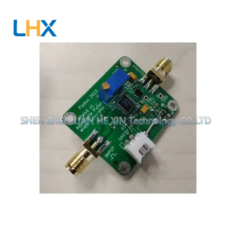 Coherent nanosecond adjustable pulse width pulse generator with external trigger in stock