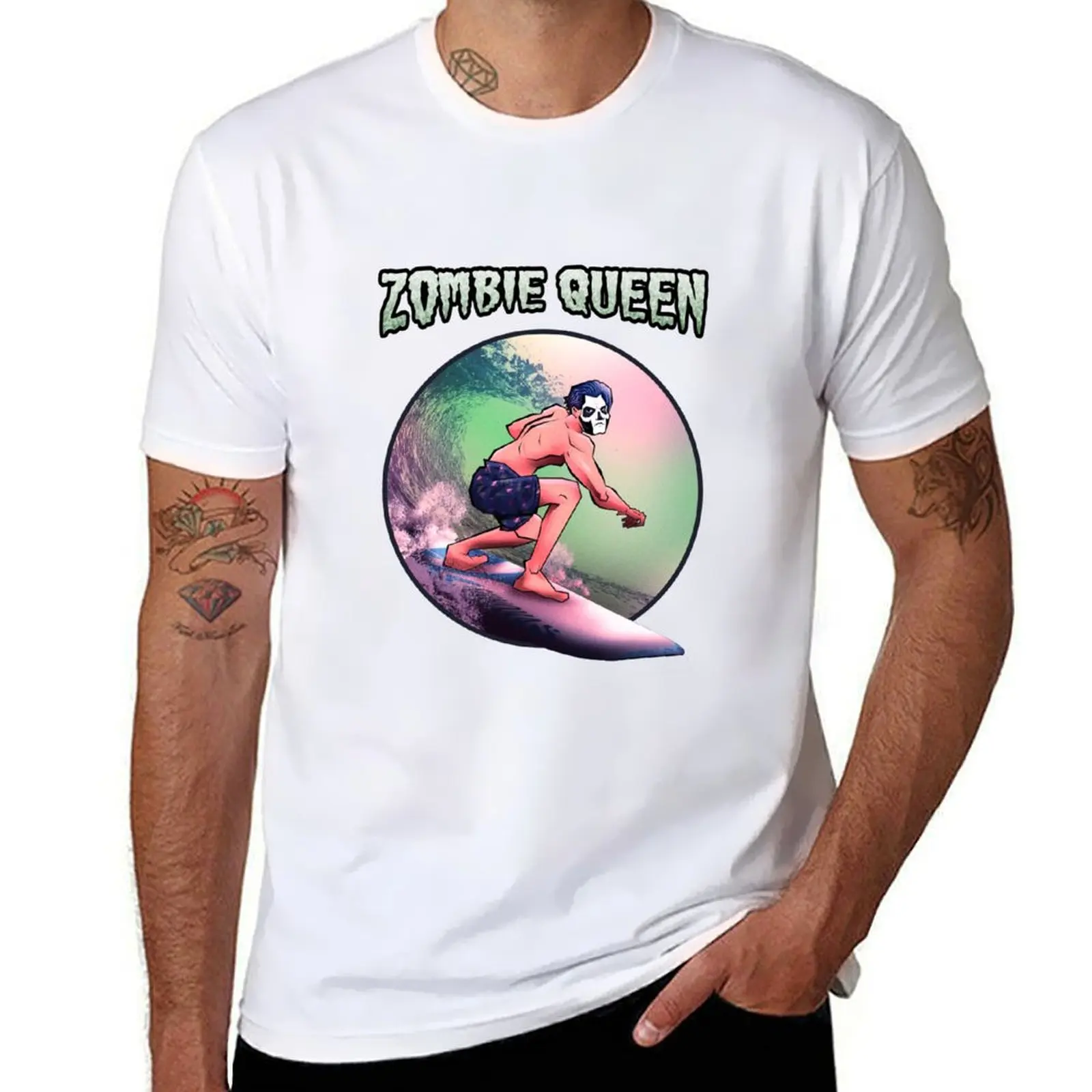 

Ghost Inspired Zombie Queen Ghuleh Art T-Shirt man t shirts for men man t shirts cotton t shirts for man pack cotton T-Shirt