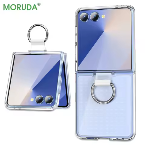 Z Flip7 FE Electroplated Silver Ring Case For Samsung Galaxy Z Flip 7 6 5 4 3 Flip6 Comfortable Touch Dopamine Shockproof Cover