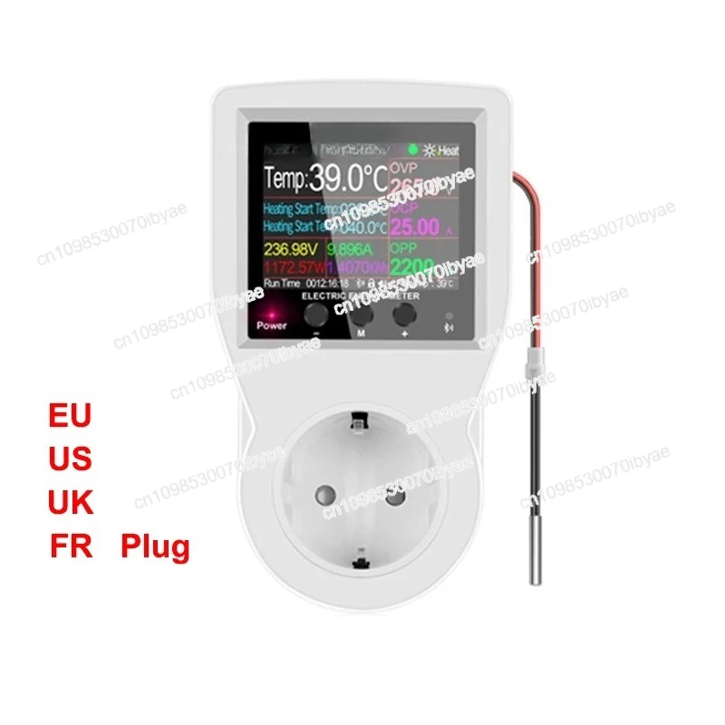 

Для Tuya Wi-Fi разъем термостата 16A AC220V цифровой регулятор температуры розетка таймер переключатель датчик для отопления и охлаждения