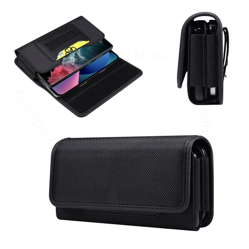 

Two Layers Case Phone Pouch For vivo X300 Pro X200 Ultra Waist Bag Wallet Cover For VIVO X200FE X200 Pro mini X90 X100 Pro Plus