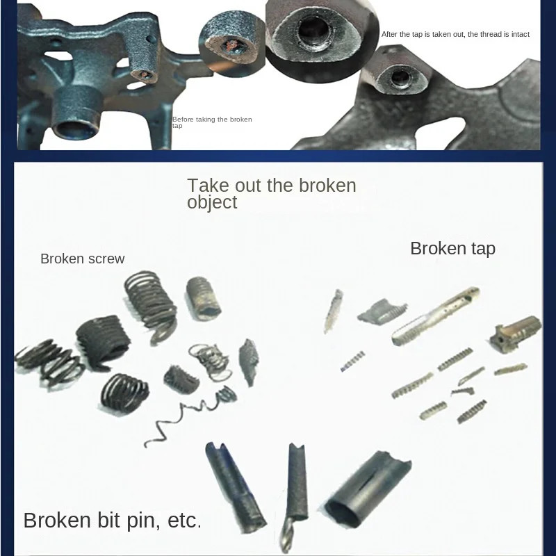 Perforator Portable Breaking Tap Screw Drill Tap Electromechanical Pulse EDM Drilling Machine High-Frequency Discharge