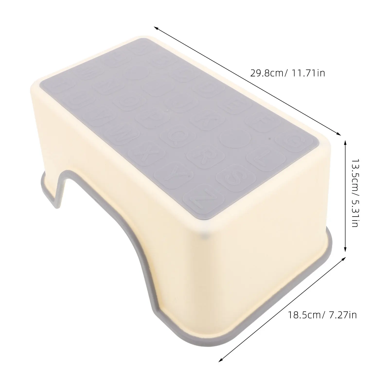 Pooping Footstool Toilet Step Stool Bathroom Footstool 5.3 Height Non Slip Toddler Step Stool for Kids Adults Toddler Stepstool