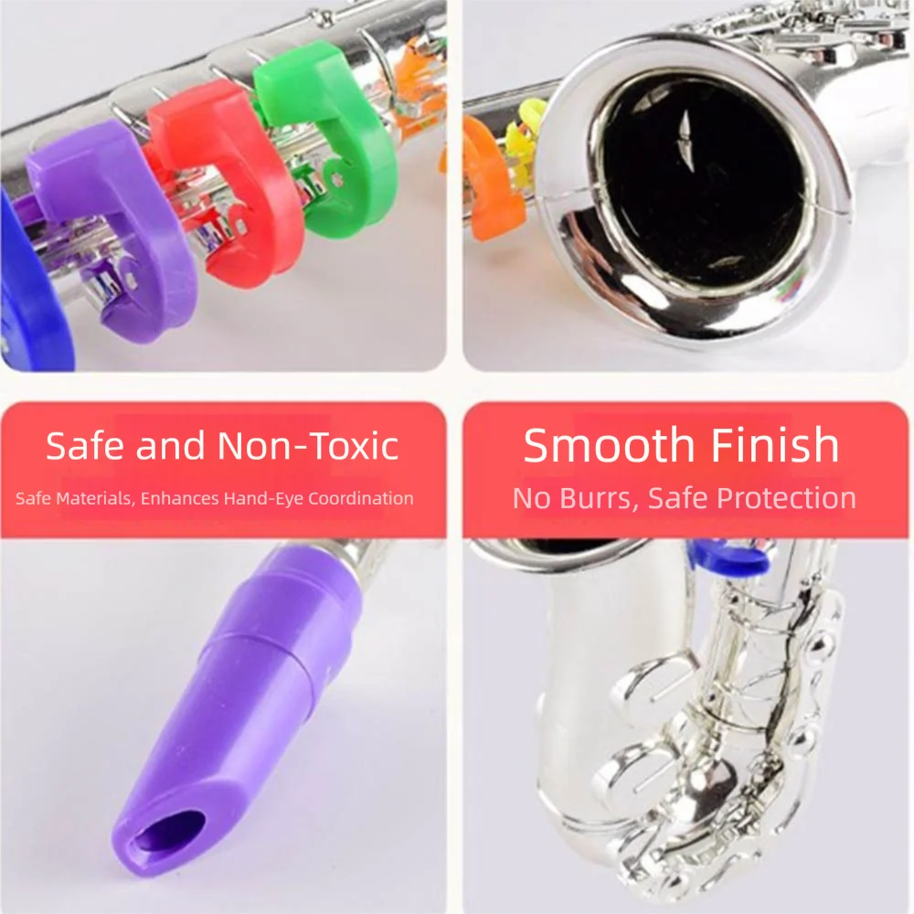 Silver Gold Kids Saxophone Toy Four-tone Simulated Musical Musical Instruments Instruments Horn Early Learning