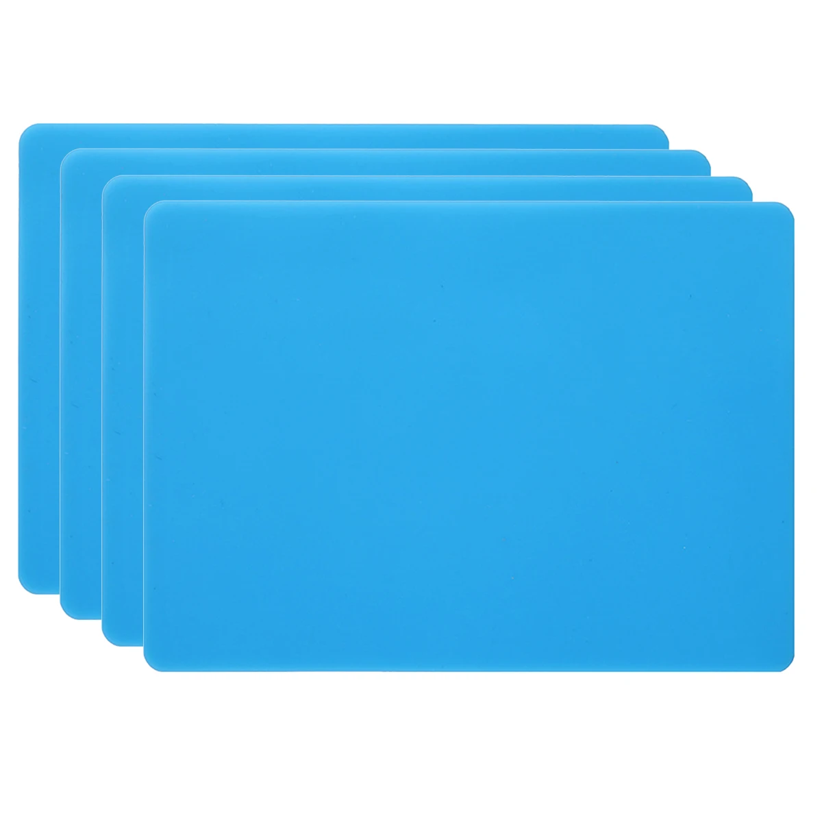 

Blue Silicone for Resin Casting Jewelry Craft Silicone Mat For Crafts Desk Pad Anti Dirty Large Flexible Table Protector
