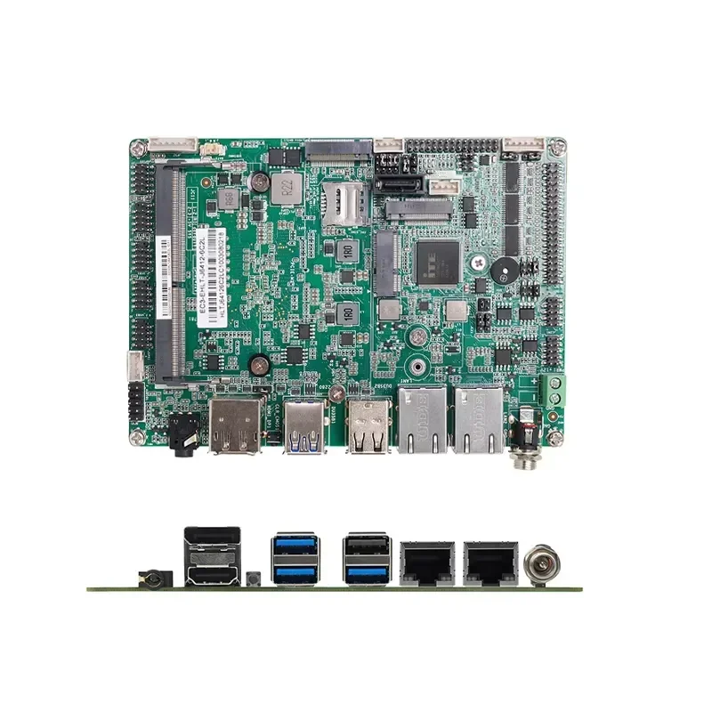 2026 Hot! 3.5 Inch Laptop Motherboard J6412 DDR4 Single Channel Max 16GB SATA Integrated Graphics Onboard CPU Gigabit