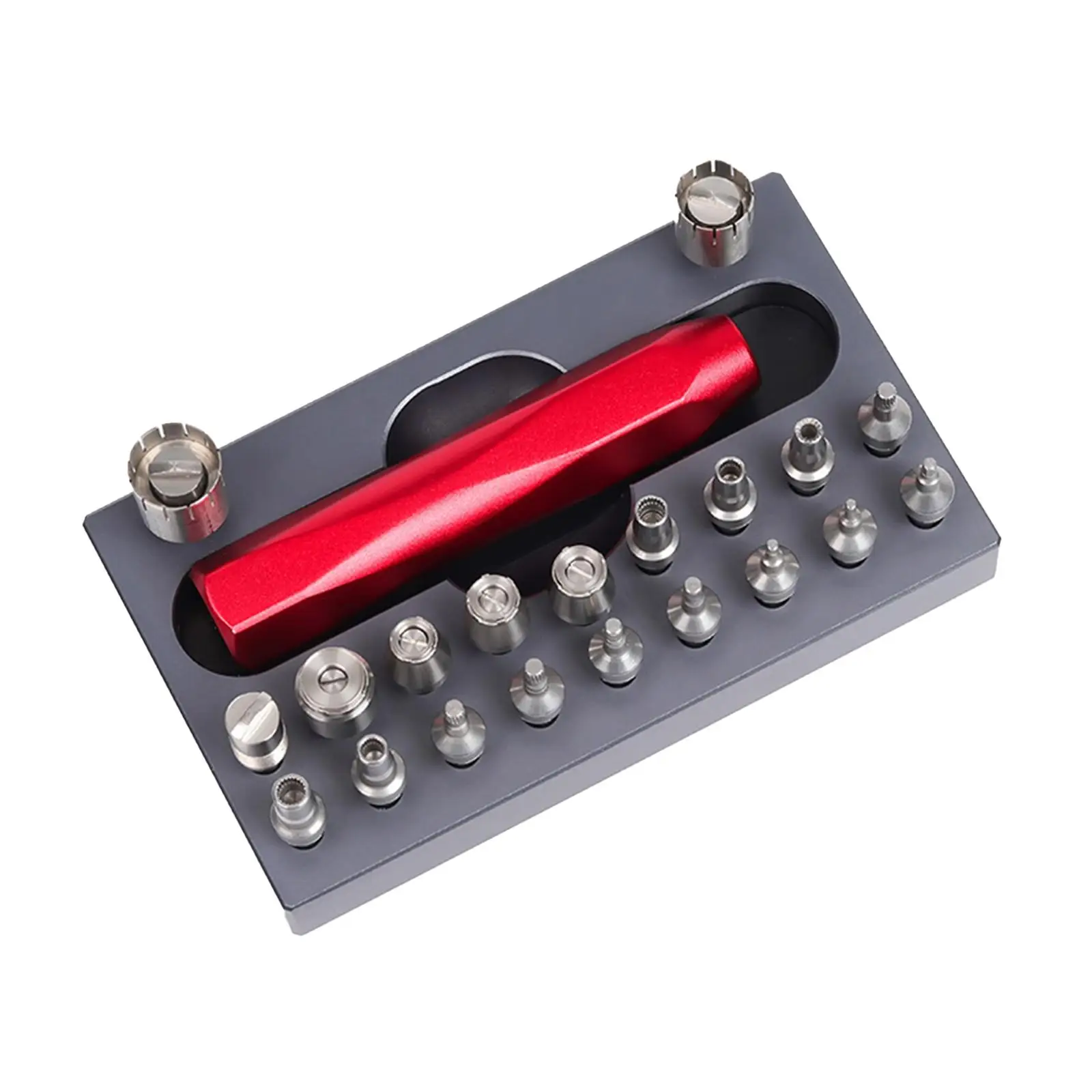 Watch Crown Tube Remover Set Sturdy Opener 2000 Wristwatch Screwdriver for Watchmaker Stainless Steel 7750 Storage Box Repairing