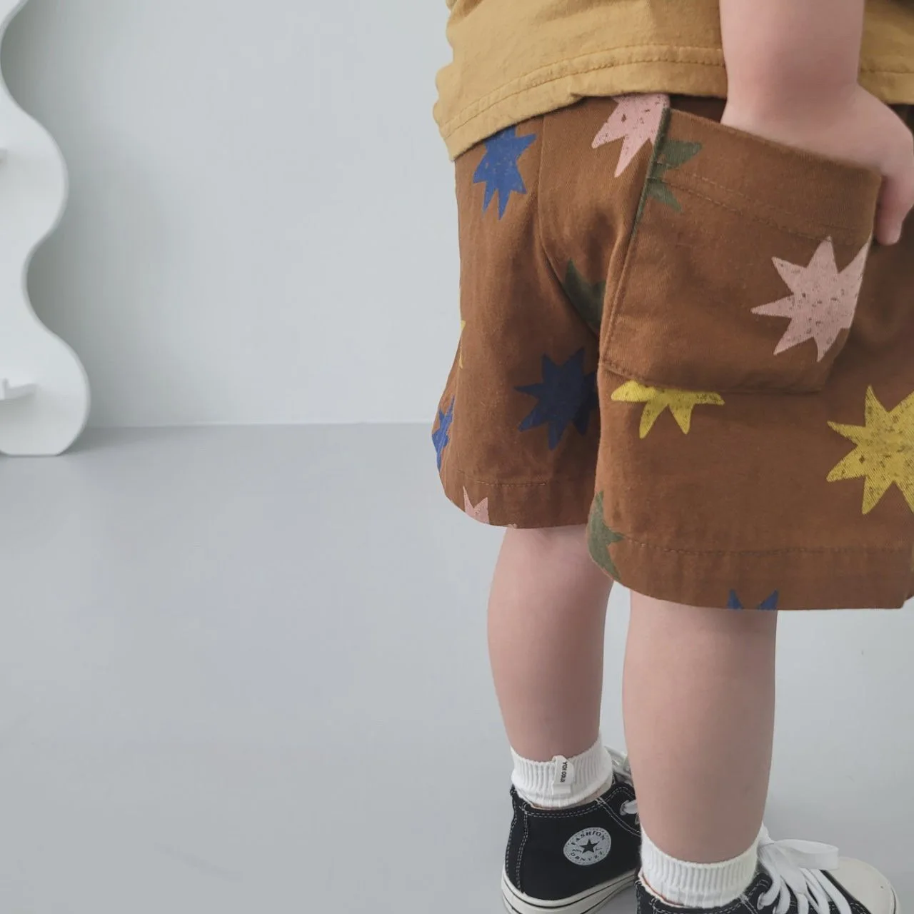 Short en coton imprimé Playcomparator pour enfants, vêtements pour enfants, garçons, filles, personnalité, tout match, été, nouveau, 2024