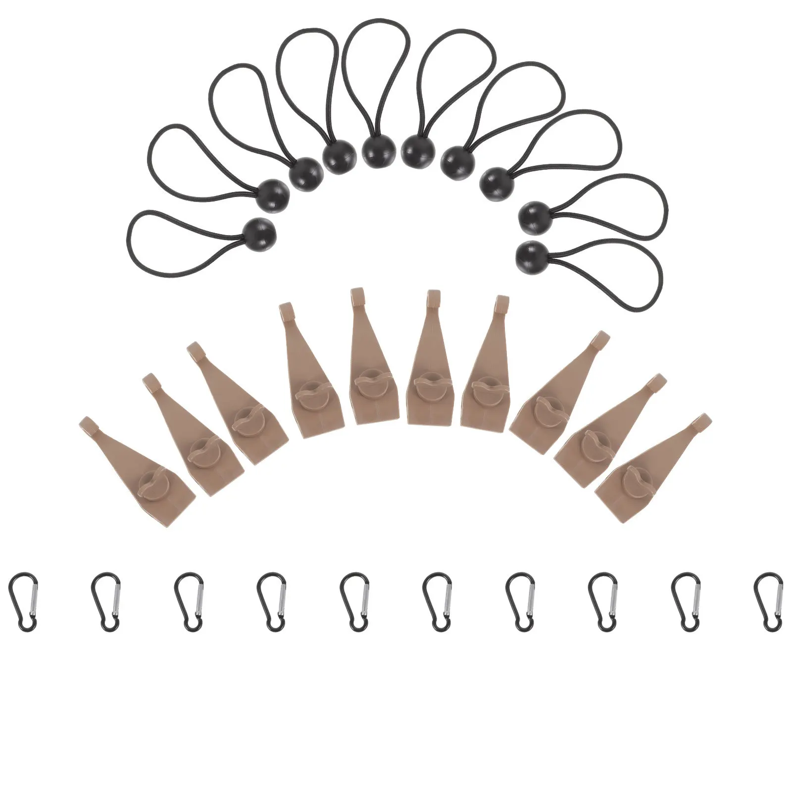 

1Set Lightweight Tent Clips Easy Install Remove Multipurpose Application Canopy Tarp Fixers Shade Cloth Clips Tent Clamps