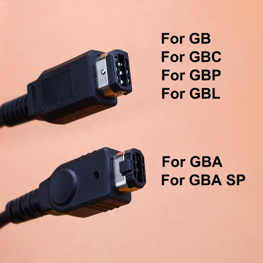 For GB GBC GBP GBL GBA SP Game Console 2 Player Line Online Link Dual Machine Connect Cable For GameBoy Advance Color PVC Wire