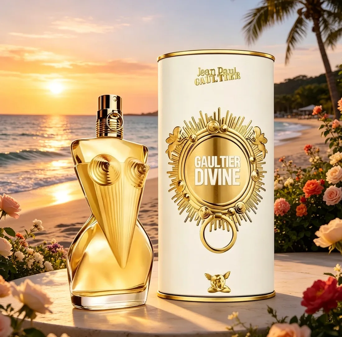 Jean Paul Gaultier Gaultier Divine perfume spray, 4.2oz125ml, pleasant flower fragrance, fresh salty sea breeze, lasting fragrance, unique elegance, gift choice view 5