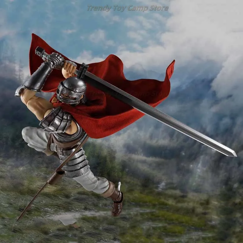 【Na Stanie】Oryginalny Zestaw Modelarski Bandai SHF Legend of The Sword Wind GUTS Figurka Akcji Model Zabawki Prezent dla Chłopca Kolekcjonerskie