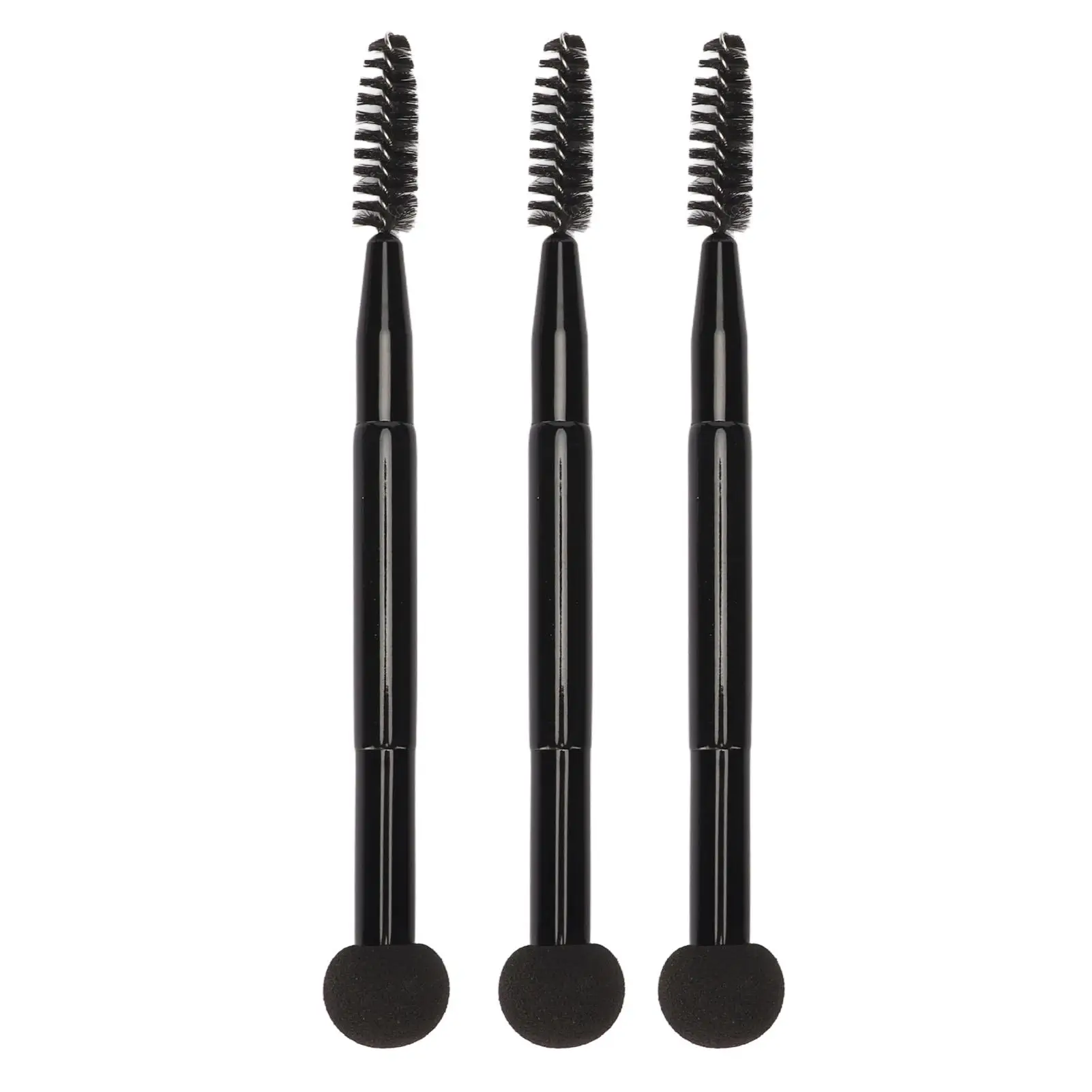 3pcs Double Ended Mushroom Head Sponge Makeup Brush Set for Foundation and Eyebrow Application