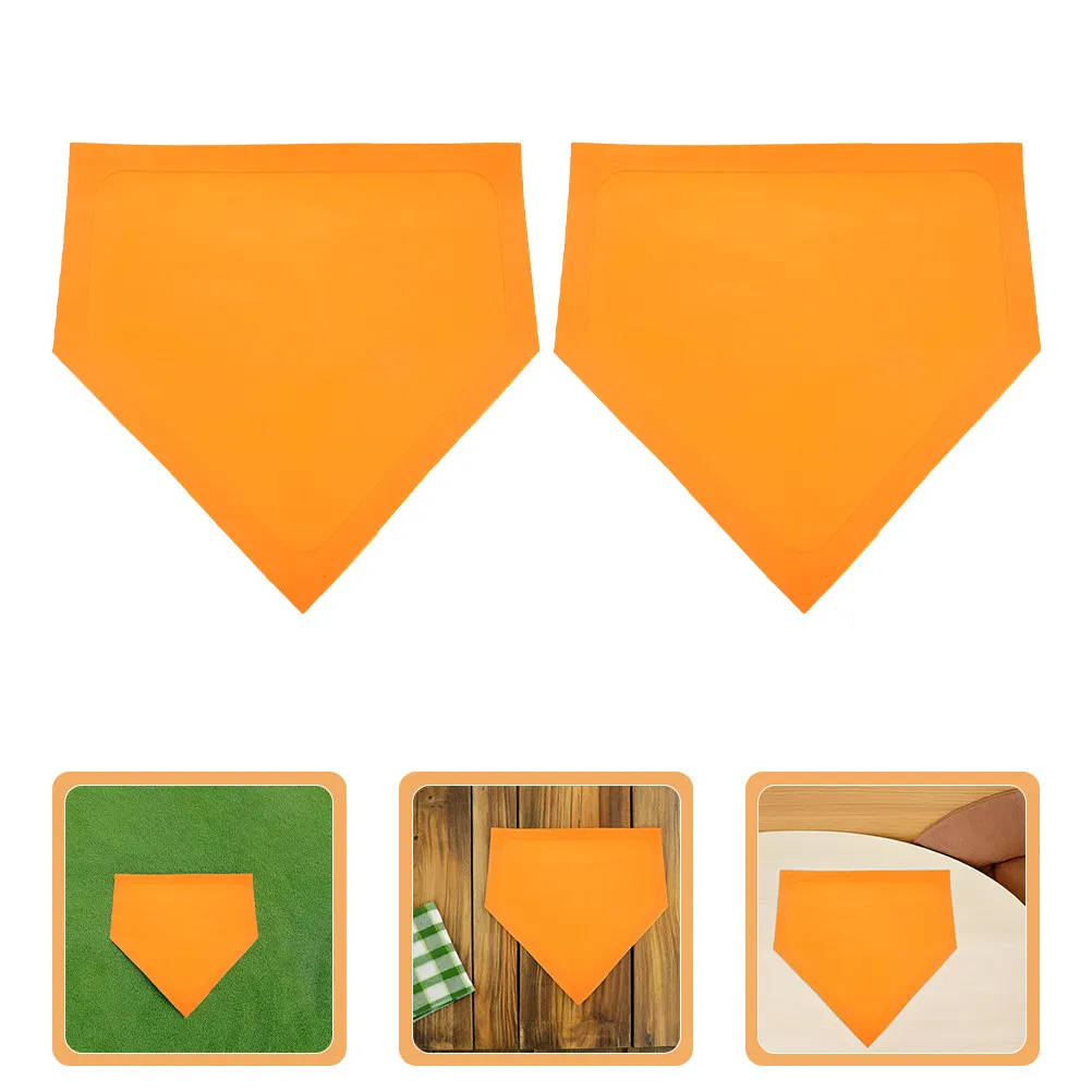 

2 шт. легких портативных треугольных маркеров для отработки ударов в бейсболе и софтболе на заднем дворе