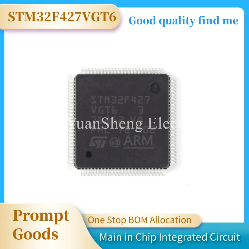 

STM32F427VGT6 LQFP100 STM32F427 32-bit Microcontroller Chip IC Integrated Circuit New Original