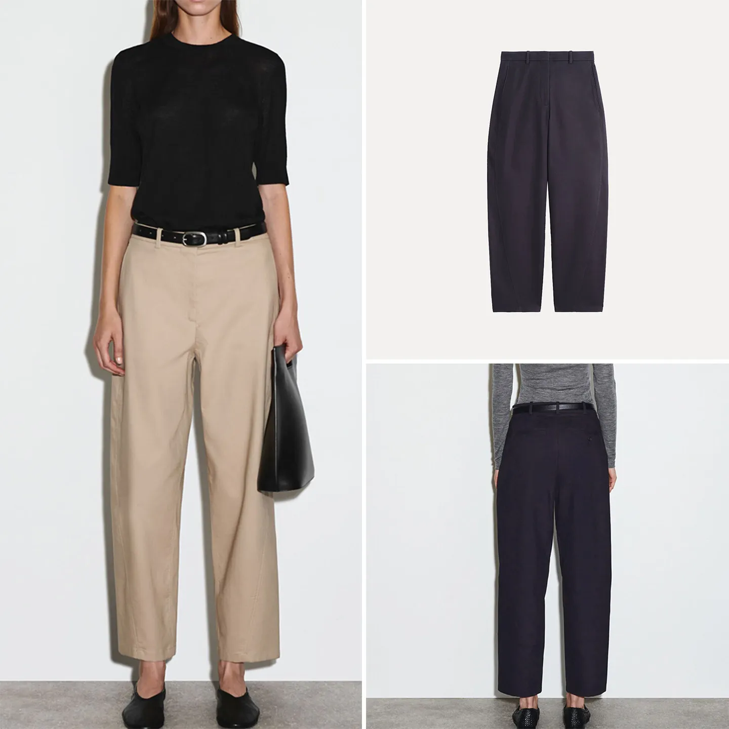 

Женские брюки-палаццо стандартного кроя Zadata, весна 2026, повседневные, прямые, на молнии, с естественной талией, для офиса