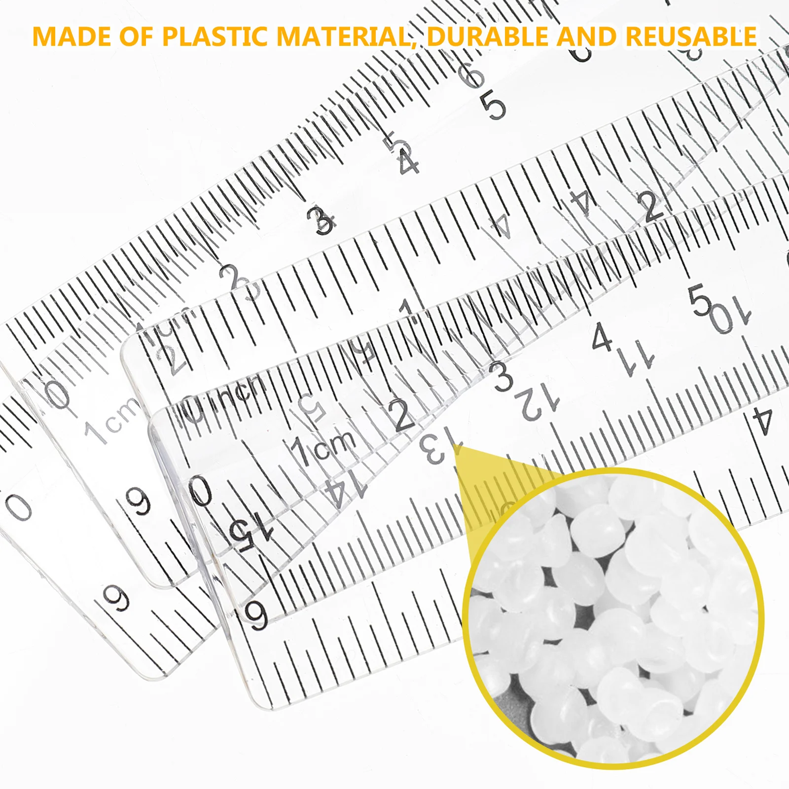 25 قطعة من مساطر البلاستيك الشفاف المستقيمة مساطر قياس متعددة الأغراض للطلاب أدوات الرسم القرطاسية المدرسية المحمولة