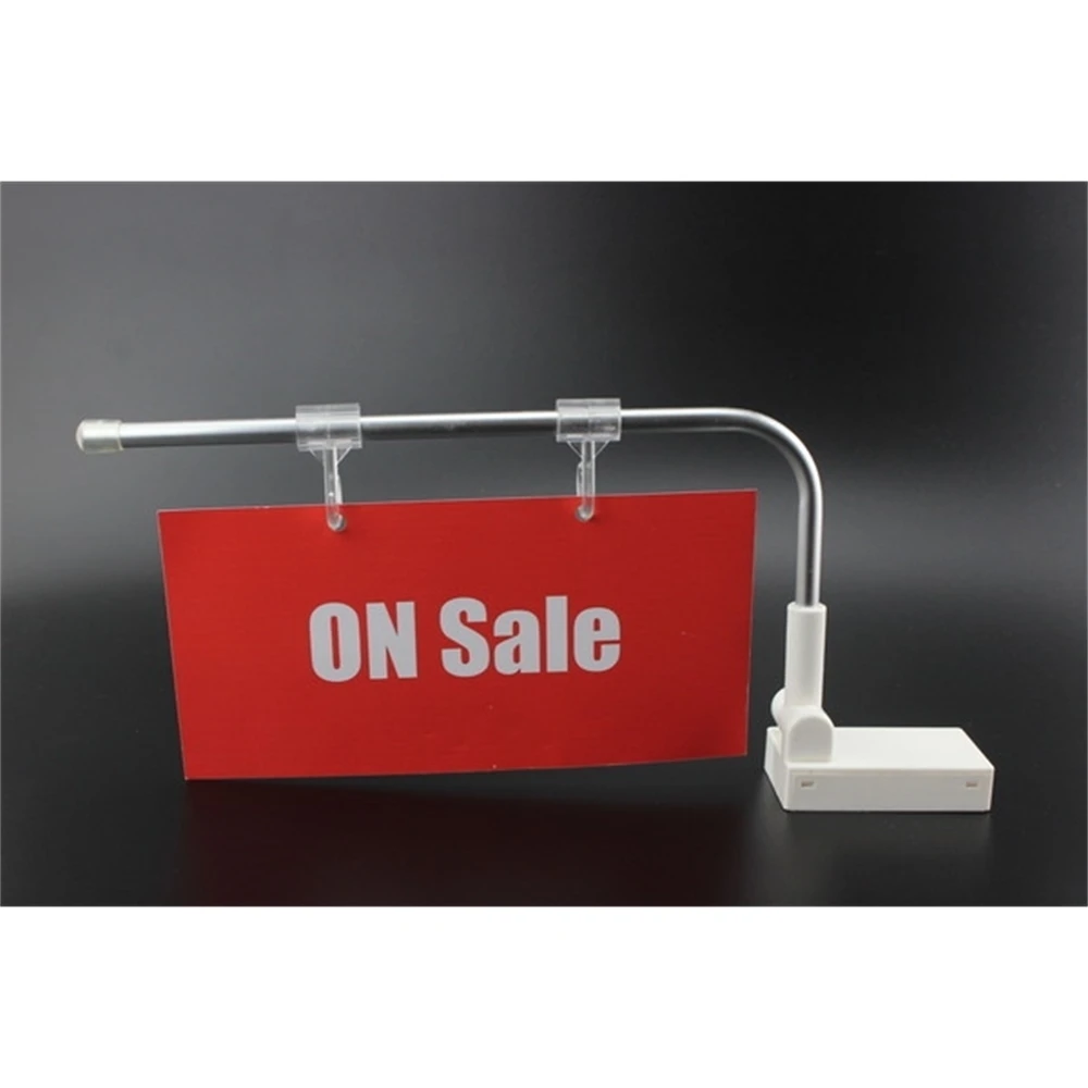 10 Pcs Supermarket Shelf Pop Clip Advertising Price Tag Display Label Hanger Holder Magnetic Category Label Sign Poster Holder