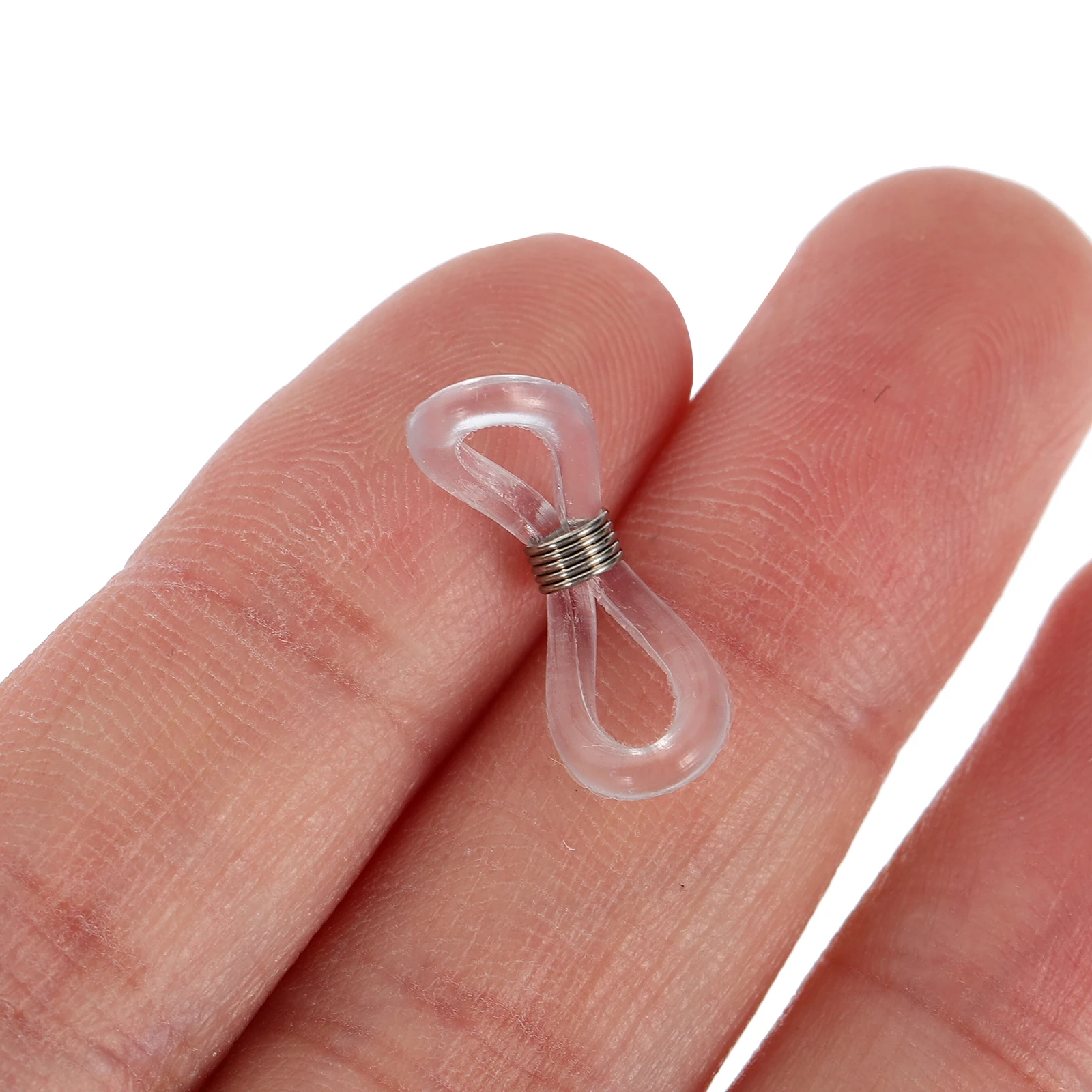 

25 шт., резиновое кольцо-держатель для цепи для очков, противоскользящий фиксатор для солнцезащитных очков, металлический регулятор 25x4 мм, прочный для очков